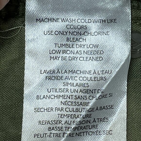 We The Free Jeans Womens Sz 26 Green Mid Rise Raw Hem Ankle Jeans 25x26 - Picture 12 of 13